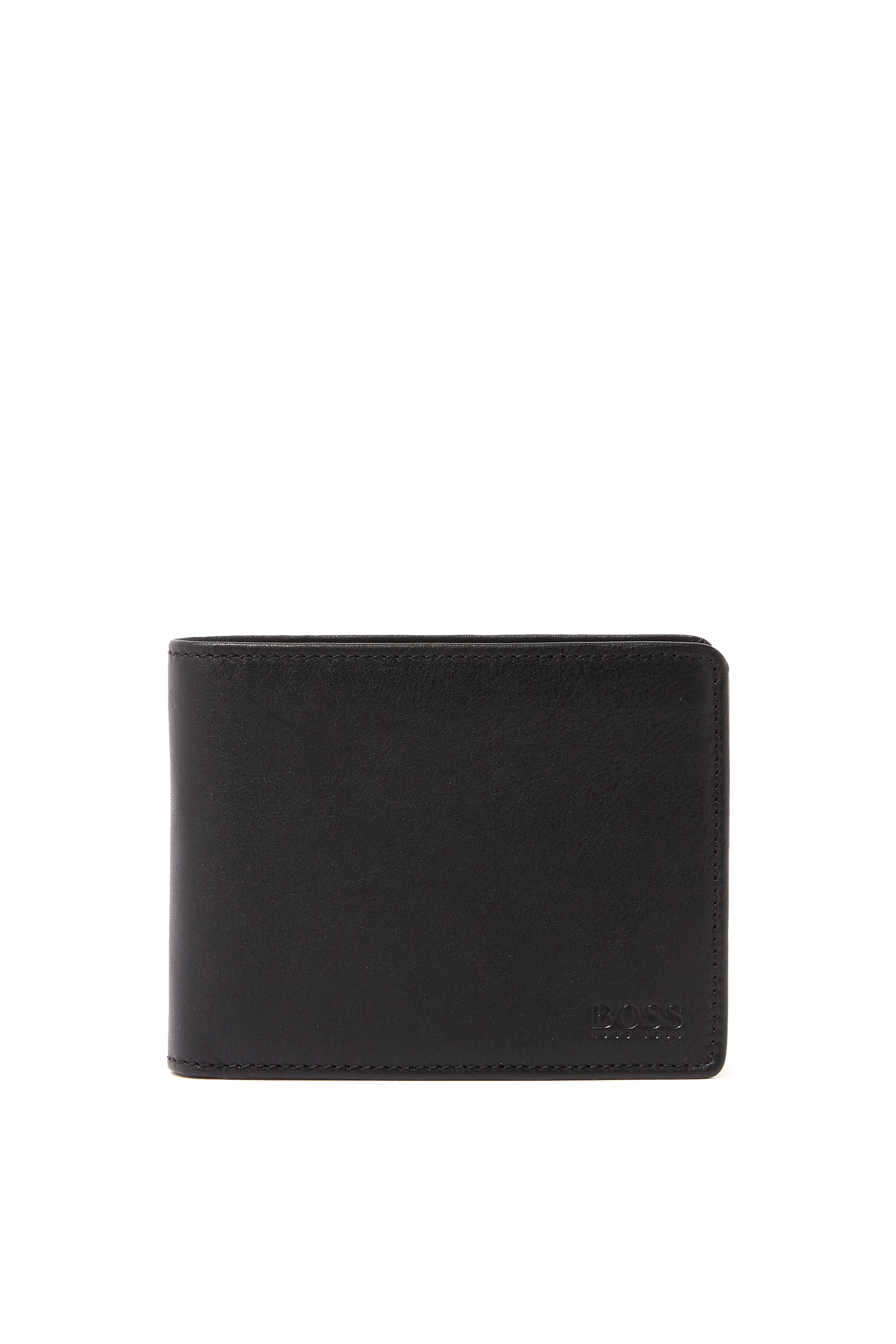Buy Boss Arezzo Leather BiFold Wallet for Mens Bloomingdale's Qatar